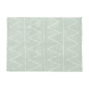 Tapis coton motif Z vert 120x160