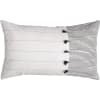 Housse de coussin coton noir 50x30