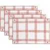 Sets de table (x4) coton 35x50 terracotta