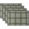 Mantel individual (x4) algodón 35x50 verde liquen
