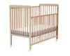 Babybett Schiebeseite Holz Buche Lackiert 60 x 120