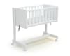 Culla convertibile co-sleeping in legno Bianco 40 x 80 cm