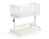 Culla convertibile co-sleeping in legno Bianco 40 x 80 cm