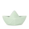 Jouet de bain bateau origami  Menthe