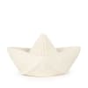 Jouet de bain bateau origami  Blanc