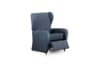 Funda de sillón relax elástica azul 60 - 85 cm