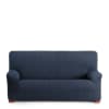 Housse de canapé 4 places extensible bleu 210 - 290 cm