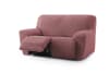 Elastischer 3-Sitzer-Relax-Sofabezug 200 - 260 cm Bordeaux