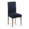 Pack 2 fundas de silla con respaldo elástica azul 40 - 50 cm