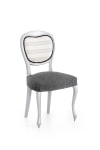 Pack 2 housses de chaise extensible gris foncé 40 - 50 cm