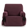 Copripoltrona con lacci bordeaux 80 - 120 cm