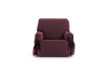 Housse de fauteuil avec des rubans Bordeaux 80 - 120 cm