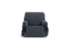 Funda de sillón con lazos azul 80 - 120 cm