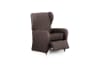 Funda de sillón relax elástica marrón 60 - 85 cm
