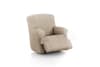 Funda de sillón relax XL elástica beige 60 - 110 cm