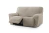 Elastischer 3-Sitzer-Relax-Sofabezug 200 - 260 cm Taupe
