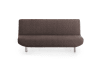 Funda de sofá click clack elástica marrón 180 - 230 cm