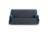 Funda de sofá tres plazas con lazos azul 180 - 230 cm