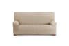 Funda de sofá 3 plazas elástica beige 180-260 cm