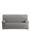 Funda de sofá 3 plazas elástica gris claro 180-260 cm