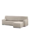 Funda sofá chaise longue elástica derecha b/c crudo 250 - 360 cm