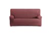 Funda de sofá 4 plazas elástica burdeos 210-290 cm