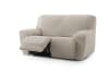 Elastischer 3-Sitzer-Relax-Sofabezug 200 - 260 cm Ecru
