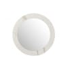 Espejo marmol mdf/vidrio blanco 80/80 cm