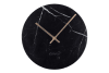 Reloj de mármol negro d25