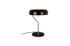 Lámpara de mesa de metal negro