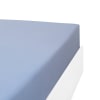 Drap housse flanelle en Molleton Bleu ciel 140x200 cm