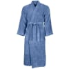 Peignoir col kimono en coton Cobalt L