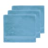 Lot de 3 serviettes invité 550 g/m² cobalt 30x50 cm