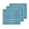 Lot de 3 serviettes invité 600 g/m² cobalt 30x50 cm