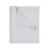 Plaid en gaze de coton blanc 130x170 cm