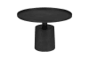 Table basse en aluminium noir