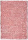 Alfombra tipo shaggy lisa en rosa 140x200 cm