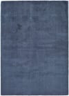 Alfombra lisa en azul 80X150 cm
