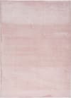 Einfarbiger Teppich rosa 200X290 cm