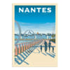 Affiche Nantes Anneaux  30x40 cm