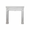 Console Decorativa Camino 107cm Mdf Console Camino Bianco Con Scaffale | Mobile Soggiorno Decorativo Con Archivio Camino Impilabile Bianco MDF