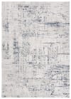 Tappeto da soggiorno blu crema efetto 3d morbido 160 x 220 cm