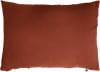 Taie d'oreiller gaze de coton rouge 50x70 cm