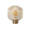 Tischlampe Glas Gold D20cm