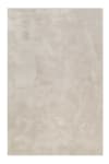 Tapis doux polyester microfibre beige 80x150