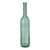 Jarrón de botellas vidrio reciclado verde alt. 100