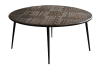 Table basse en bois de manguier et pieds en métal