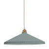 Lámpara de techo de yeso color verde