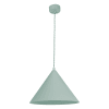 Lámpara de techo de yeso verde