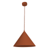 Lámpara de techo de yeso color arcilla
